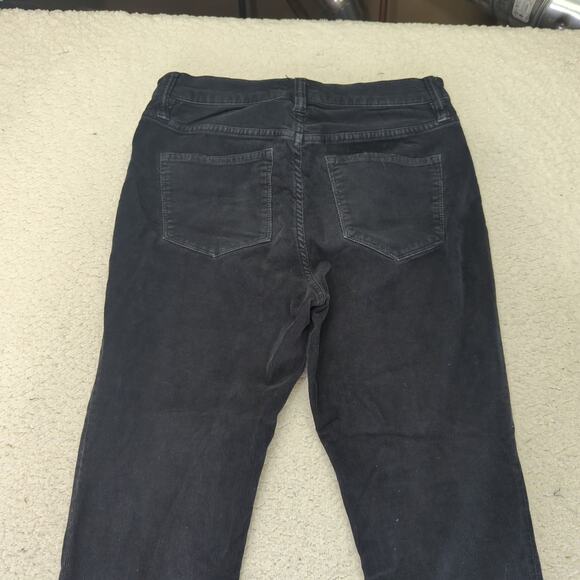 J.Crew 9-in High-rise Toothpick Skinny Jeans Black Corduroy Women's 27 Stretch - Picture 5 of 8